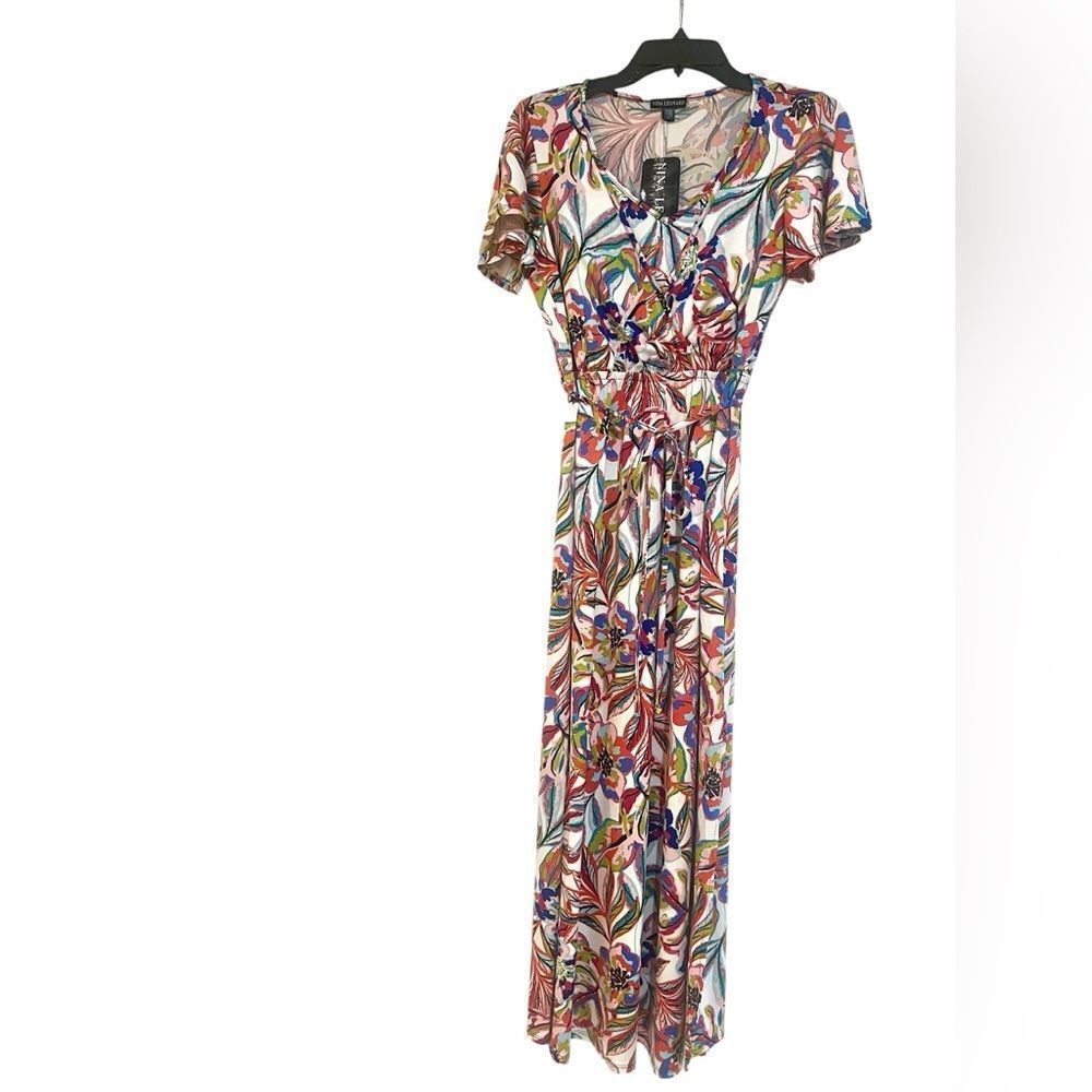 Nina Leonard Maxi Dress NWT
